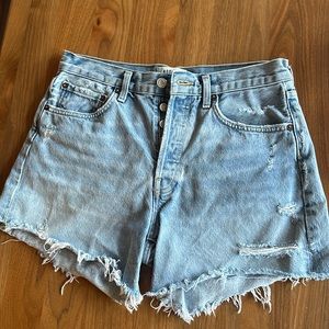 Agolde Parker Long short in the color swap meet, size 27